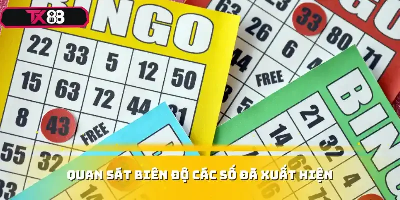 Quan sát biên độ các số đã xuất hiện